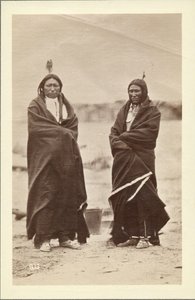 Two braves, Dakota, 1868